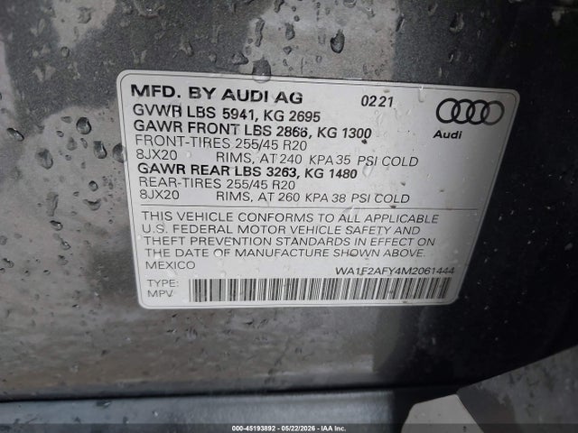 Audi Q5 Prestige 55 Tfsi E Quattro S Tronic