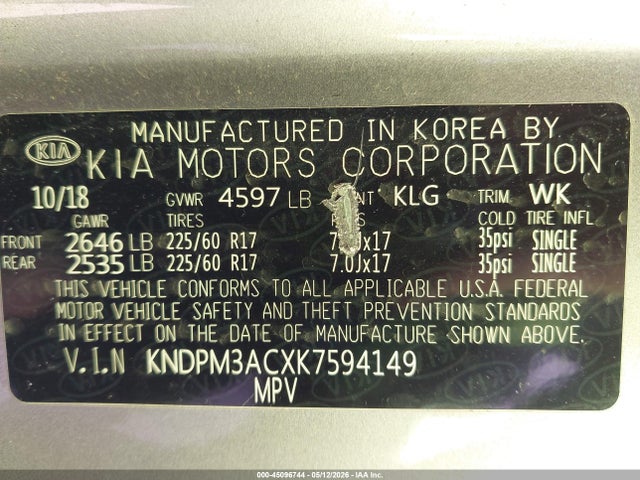 Kia Sportage Lx