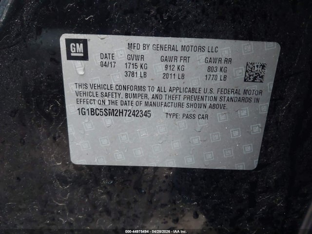 Chevrolet Cruze Ls Auto