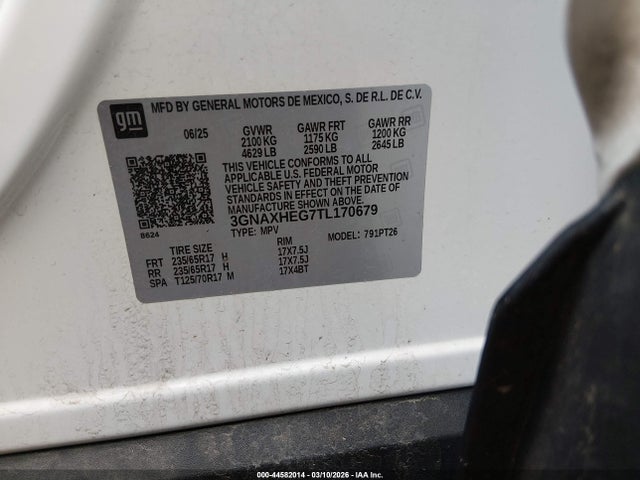 Chevrolet Equinox Fwd Lt
