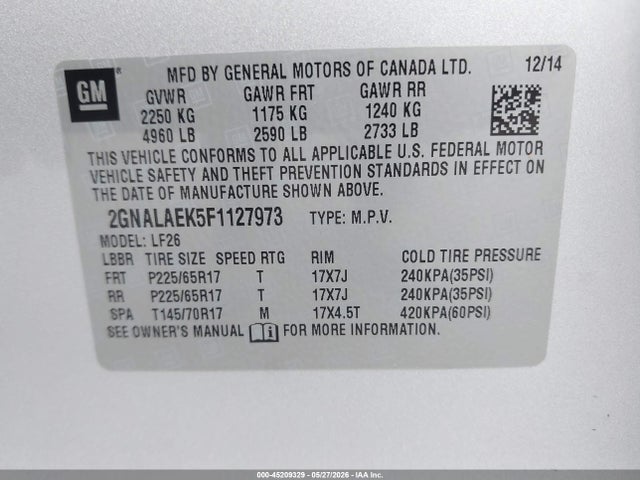 Chevrolet Equinox Ls