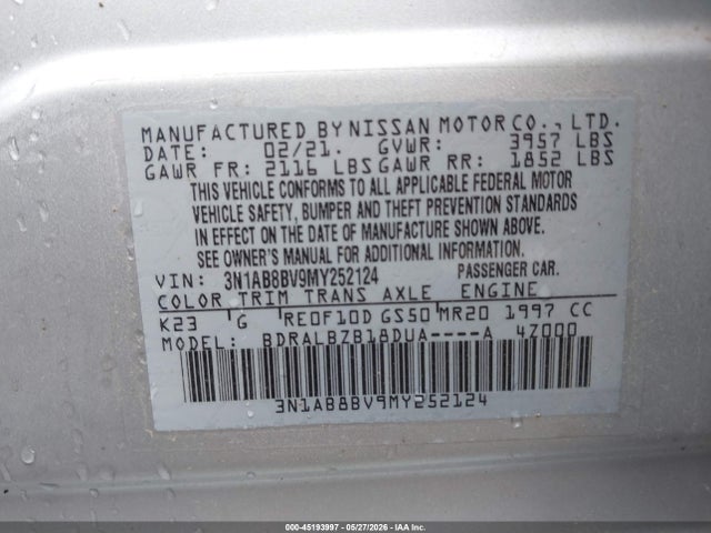 Nissan Sentra S Xtronic Cvt