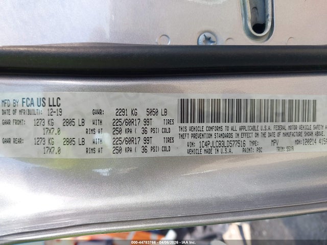 Jeep Cherokee Latitude Fwd
