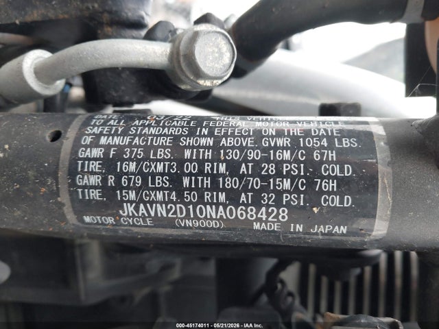 Kawasaki Vn900 D