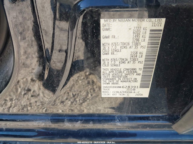Nissan Frontier S 4x4