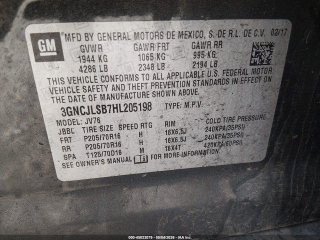 Chevrolet Trax Lt