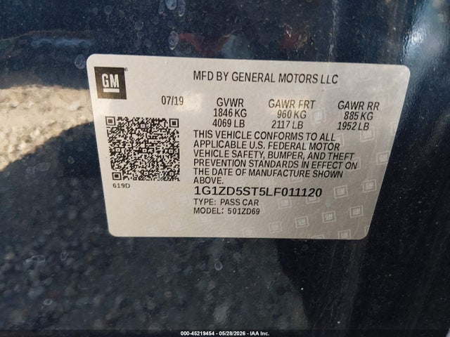 Chevrolet Malibu Fwd Lt