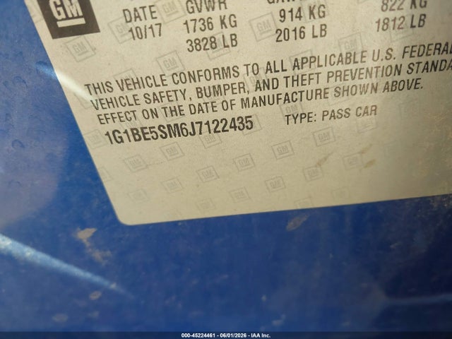 Chevrolet Cruze Lt Auto