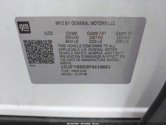 Chevrolet Bolt Fwd Lt