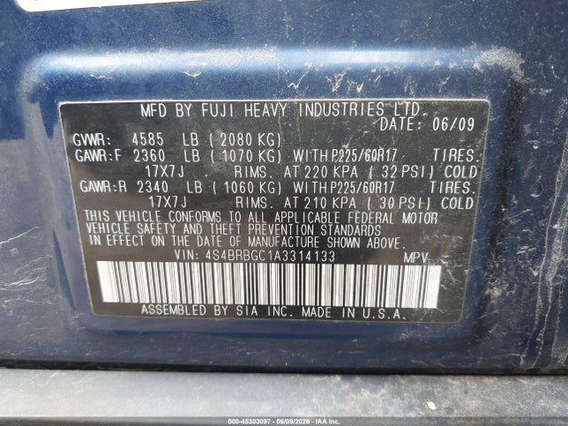 Subaru Outback 2.5i Premium