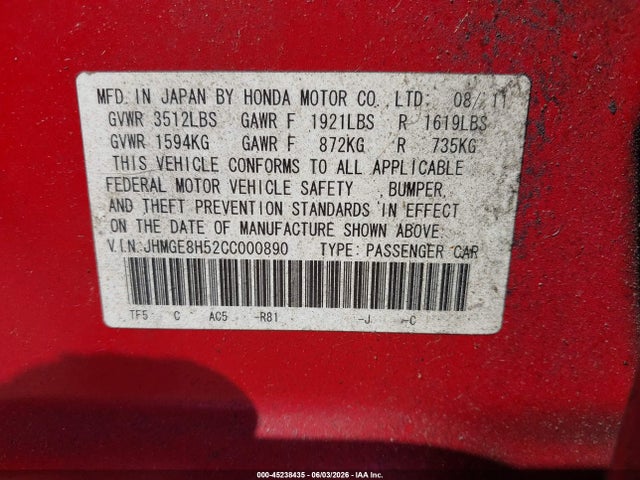 Honda Fit Sport