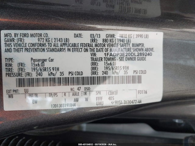 Ford Focus S