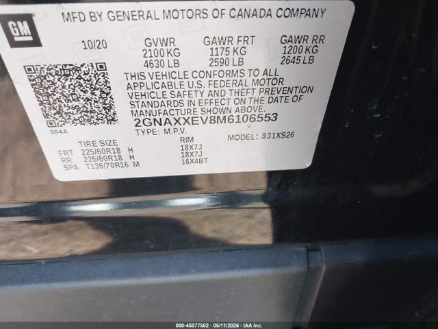 Chevrolet Equinox Awd Premier