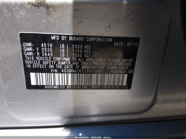 Subaru Legacy 2.5i Premium