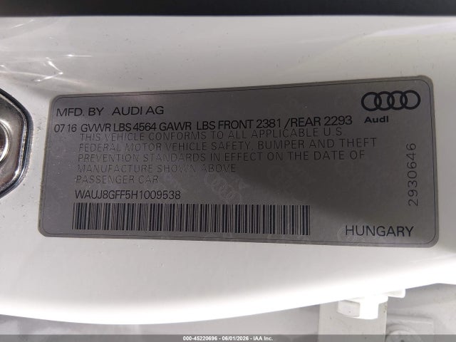 Audi A3 2.0t Premium