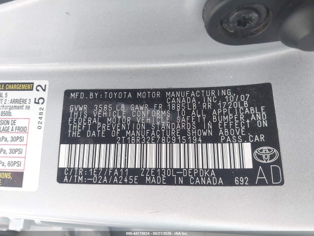 Toyota Corolla Ce