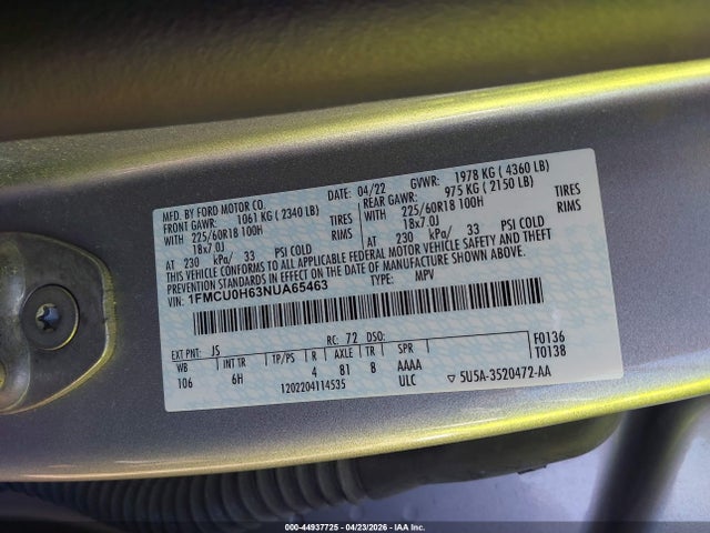 Ford Escape Sel