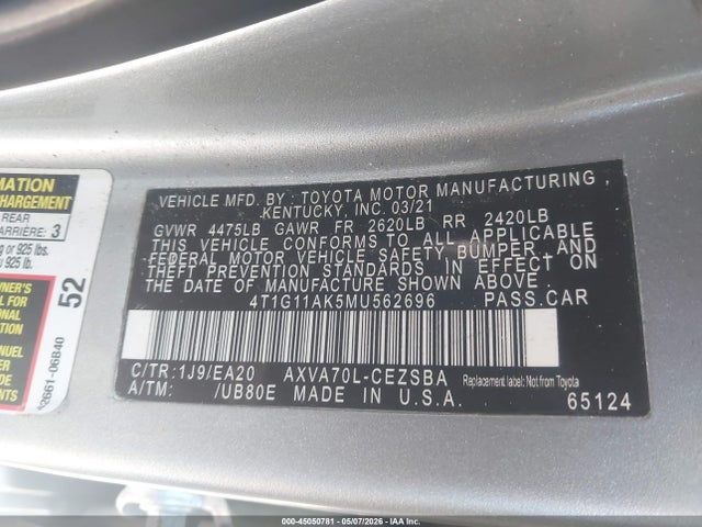 Toyota Camry Se