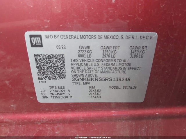 Chevrolet Blazer Awd Rs
