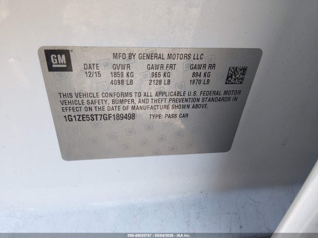 Chevrolet Malibu 1lt