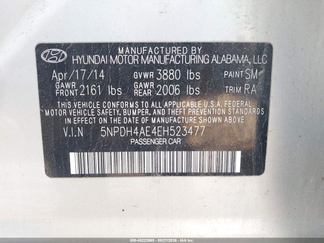 Hyundai ELANTRA Se