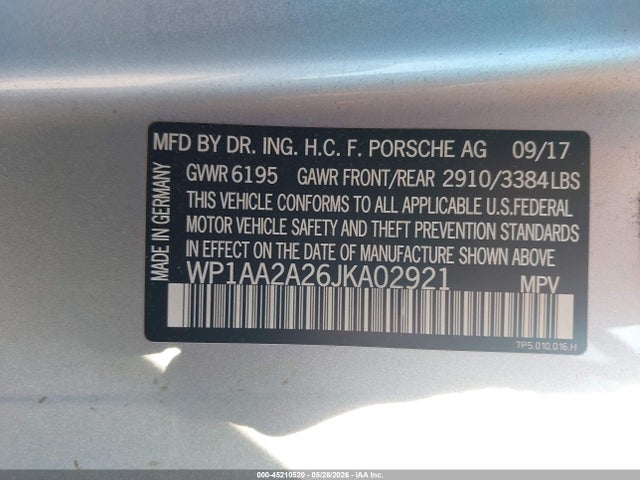Porsche Cayenne Platinum Edition