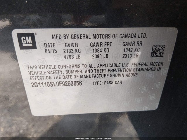 Chevrolet Impala 1lt