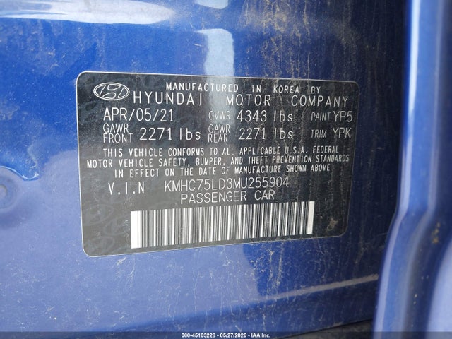 Hyundai Ioniq Sel