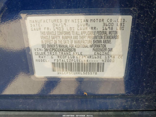 Nissan Kicks Sv