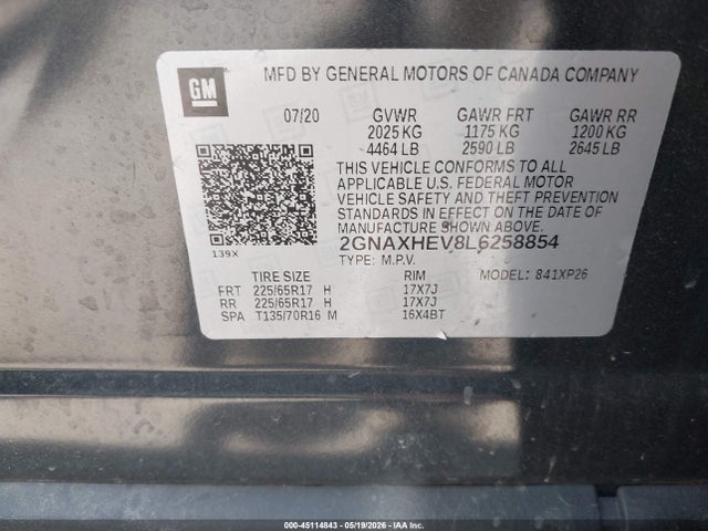 Chevrolet Equinox Fwd Ls