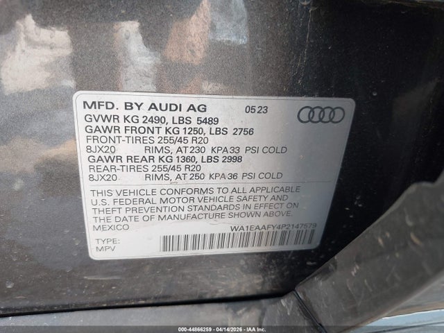 Audi Q5 Premium Plus 45 Tfsi S Line Quattro