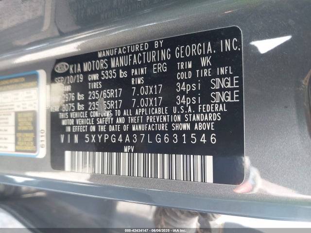 Kia Sorento 2.4l Lx
