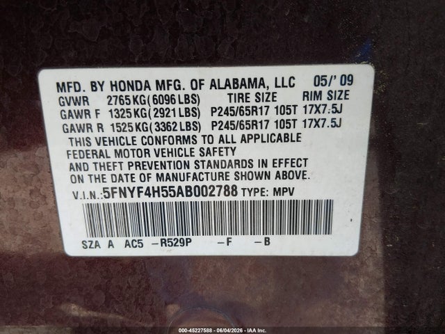 Honda Pilot Ex-l