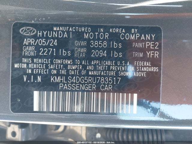 Hyundai ELANTRA Sel