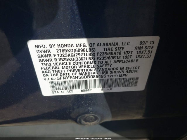 Honda Pilot Ex-l