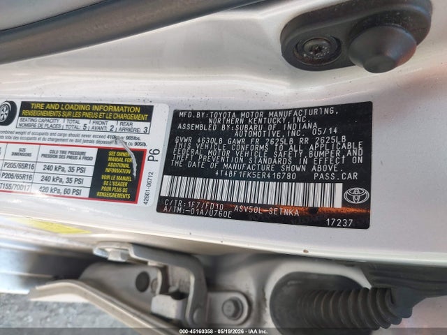 Toyota Camry Le
