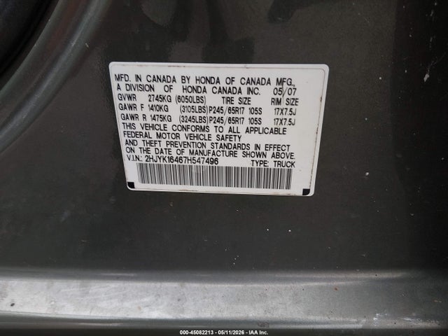 Honda Ridgeline Rts