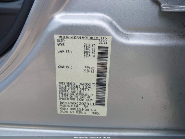 Nissan Altima 2.5 Sr