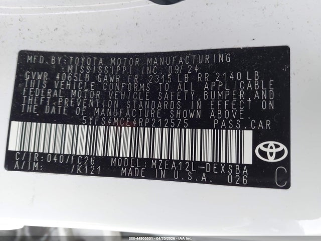 Toyota Corolla Se