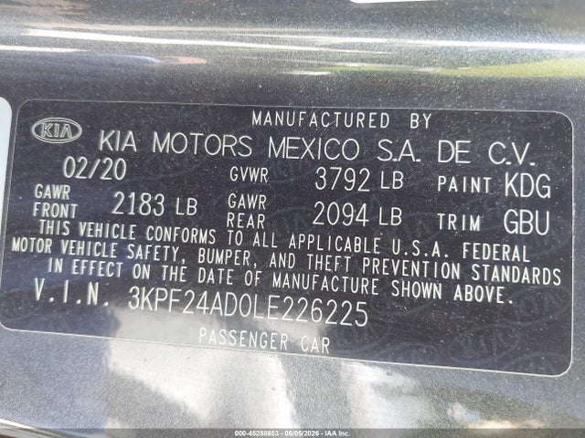 Kia Forte Lxs