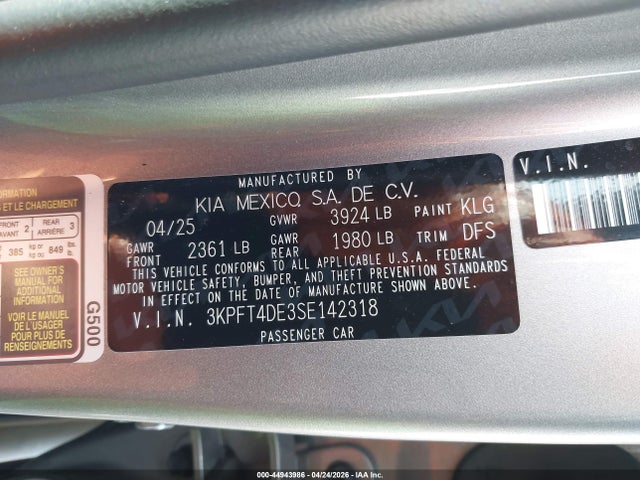 Kia K4 Lxs