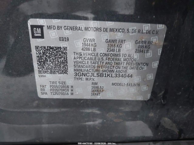 Chevrolet Trax Lt