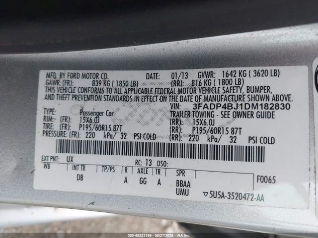 Ford Fiesta Se