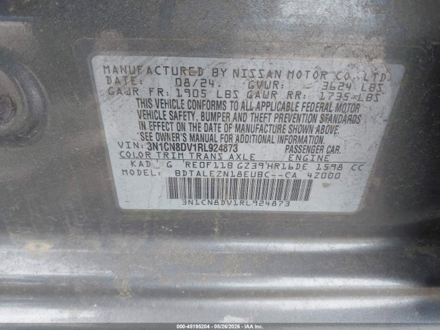 Nissan Versa 1.6 S