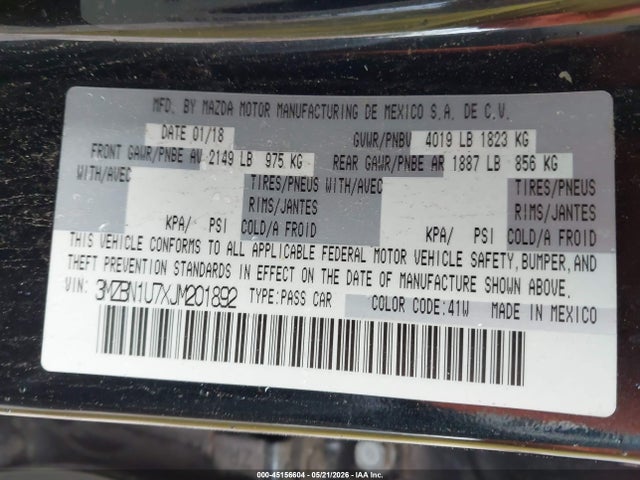 Mazda Mazda3 Sport