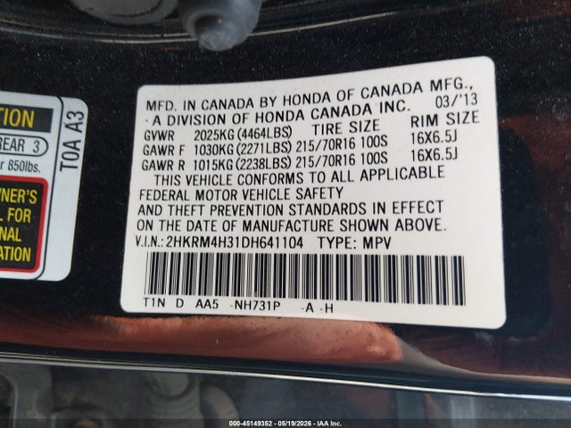 Honda CR-V Lx