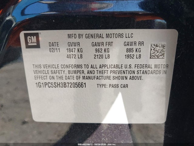 Chevrolet Cruze Ls
