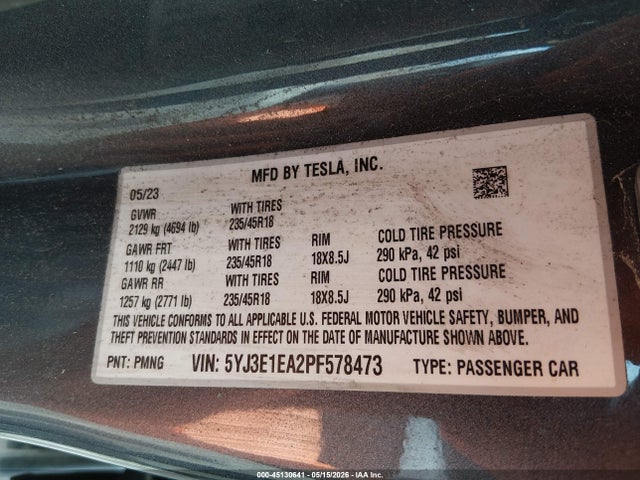 Tesla Model 3 Rear-wheel Drive