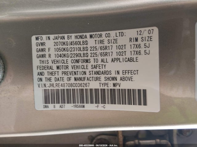 Honda CR-V Ex-l