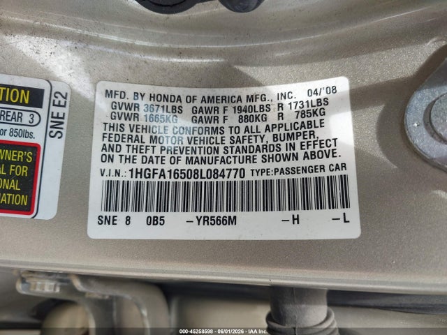 Honda Civic Lx